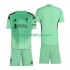 Camisola Liverpool Guarda-redes Criança Equipamento Segundo 2025-2026 Manga Curta